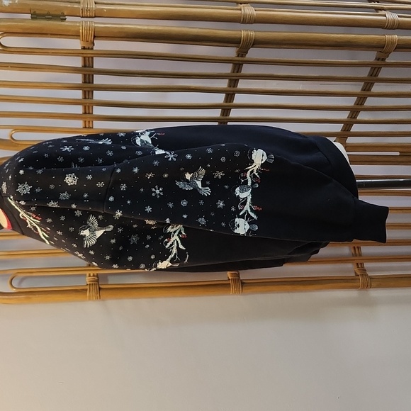 Artisans designs sweatshirt birds snow scene winter size large XL made in USA - Picture 6 of 14